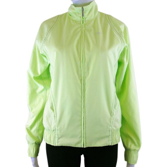 RBK Reebok Classic Lime Track Jacket - Size S - Picture 1 of 4
